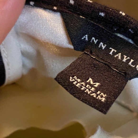 Ann Taylor Lace cut out Blouse - Picture 4 of 4